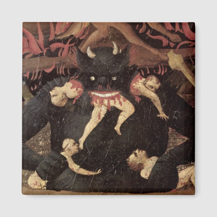 The Last Judgement, detail of Satan devouring Magnet