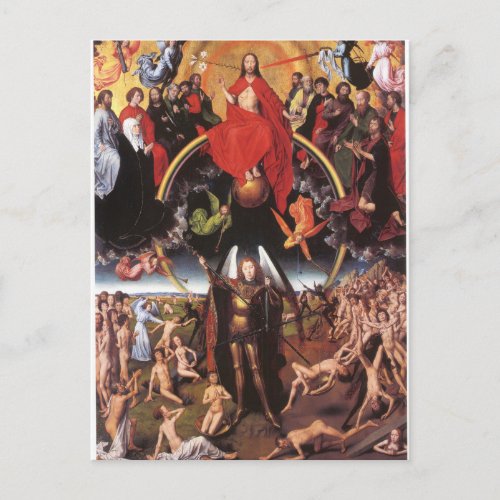 The Last Judgement Hans Memling c 1467_1471 Postcard