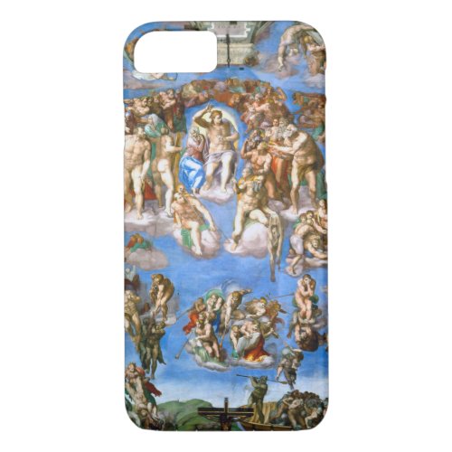 The Last Judgement Michelangelo 1536_1541 iPhone 87 Case