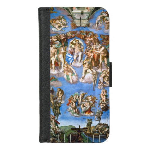The Last Judgement Michelangelo 1536_1541 iPhone 87 Wallet Case