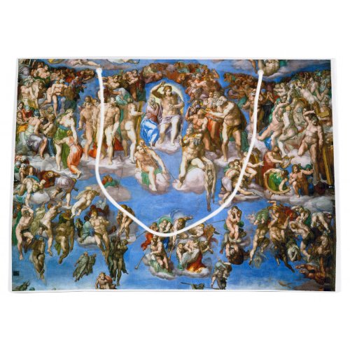 The Last Judgement Michelangelo 1536_1541 Large Gift Bag