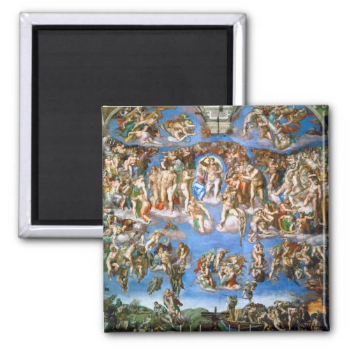 The Last Judgement Michelangelo 1536_1541 Magnet