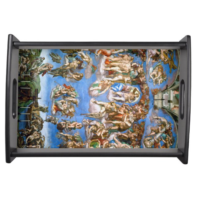 The Last Judgement, Michelangelo, 1536-1541 Serving Tray (Front)