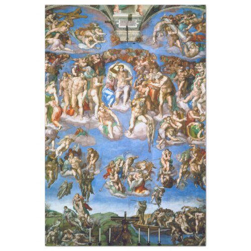The Last Judgement Michelangelo 1536_1541 Tissue Paper