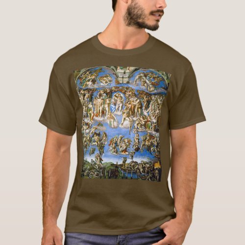 The last Judgement Michelangelo T_Shirt