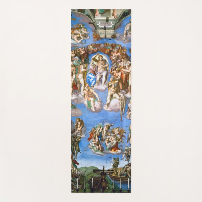 The Last Judgement, Michelangelo Yoga Mat (Front)