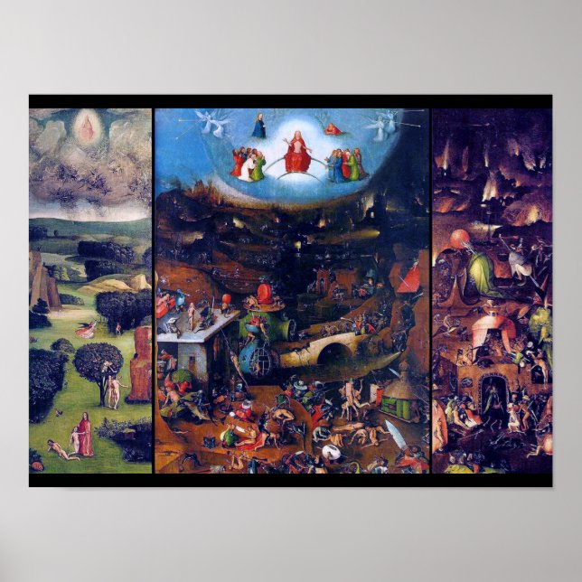 The Last Judgment, Bosch Poster (Front)