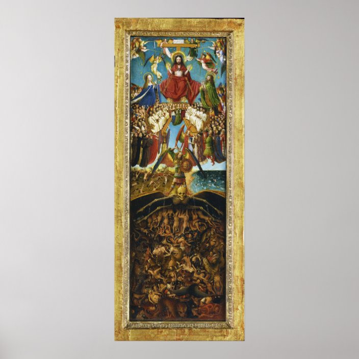 The Last Judgment By Jan Van Eyck Poster Zazzle Com