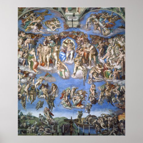 The Last Judgment by Michelangelo _ Poster