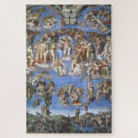 The Last Judgment - Michelangelo's Masterpiece Jigsaw Puzzle<br><div class="desc">Immerse yourself in the grandeur of Renaissance art with this stunning puzzle featuring The Last Judgment by Michelangelo. Painted between 1536 and 1541 on the altar wall of the Sistine Chapel, this masterpiece captures the dramatic themes of divine judgment and eternal destiny. With intricate details and vivid imagery, this puzzle...</div>
