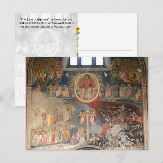 The Last Judgment - Scrovegni Chapel, Italy -  Postcard