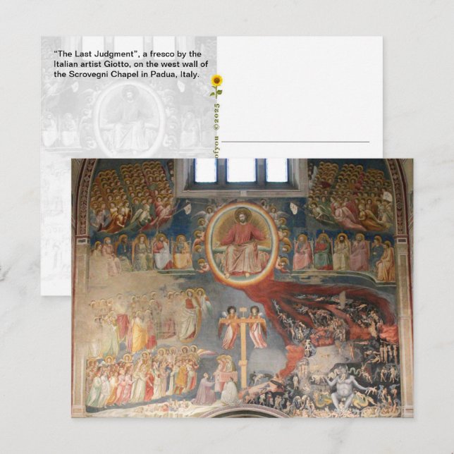 The Last Judgment - Scrovegni Chapel, Italy -  Postcard (Front/Back)