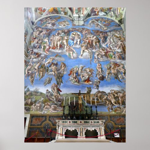 The Last Judgment _ Sistine Chapel _ poster