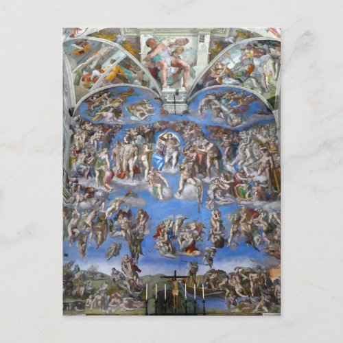 The Last Judgment _ Sistine Chapel Vatican City Postcard
