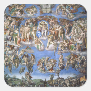The Last Judgment Square Sticker