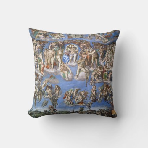 The Last Judgment Throw Pillow