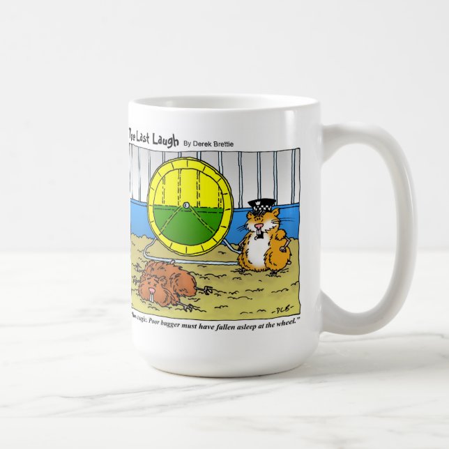 The Last Laugh - Fallen Asleep At The Wheel Coffee Mug (Right)