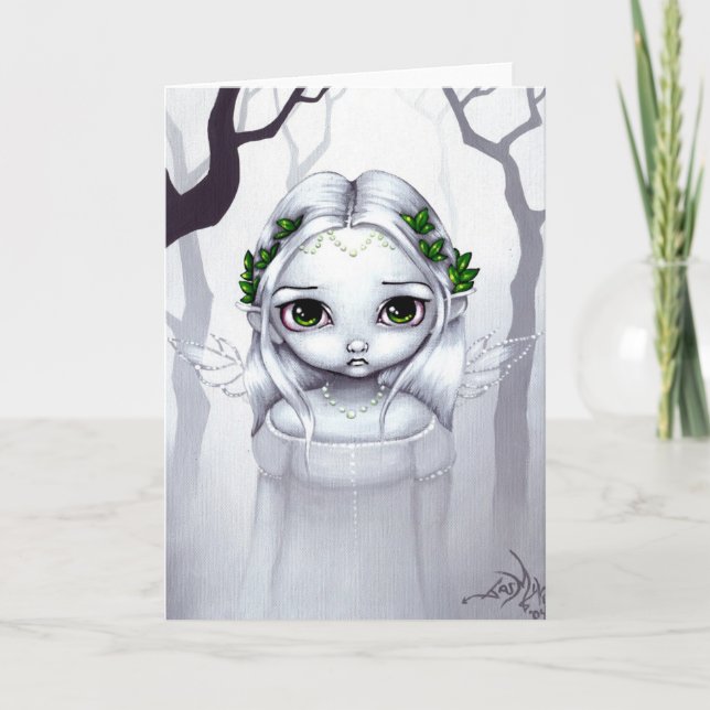 "The Last Leaves" Greeting Card (Front)