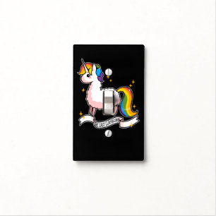 The Last Llamacorn Light Switch Cover