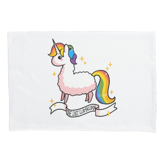The Last Llamacorn Pillow Case (Front)