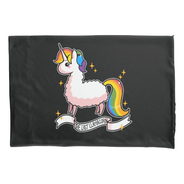 The Last Llamacorn Pillowcase (Front)