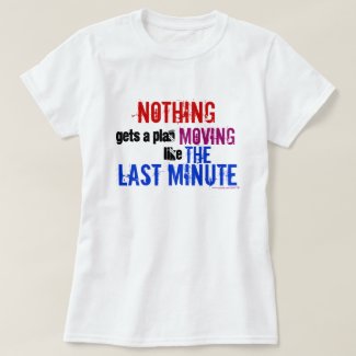 The Last Minute Procrastinator Typography Quote