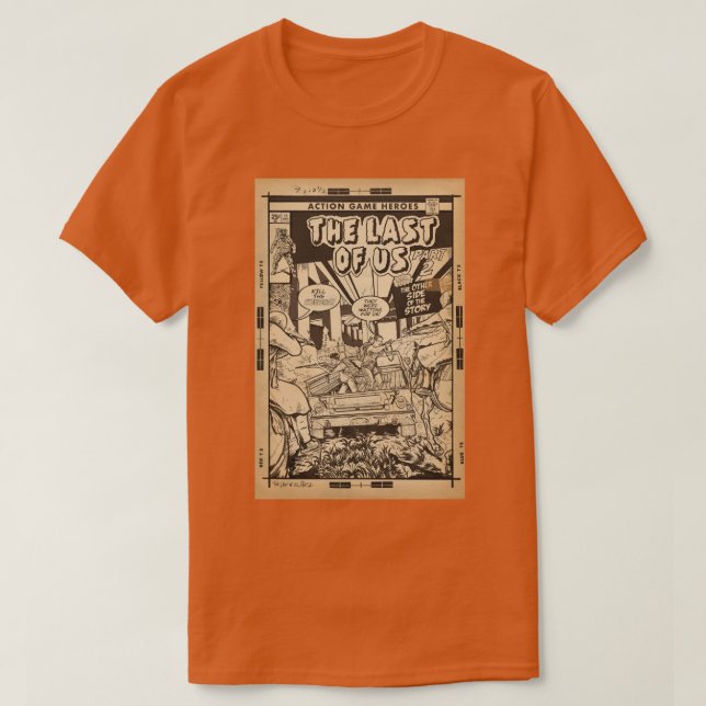 The Last of Us 2 Ambush Comic cover line art fan a T-Shirt (Design Front)