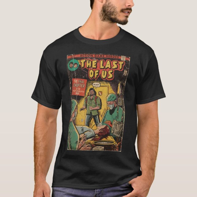 The Last of Us - Ending comic cover fan art Poster T-Shirt (Front)