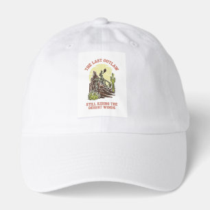 The Last Outlaw Skeleton Cowboy Desert Western Hoo Hat