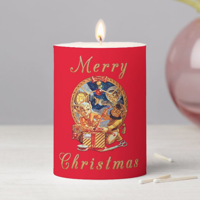 The Last Package Pillar Candle (In Situ)