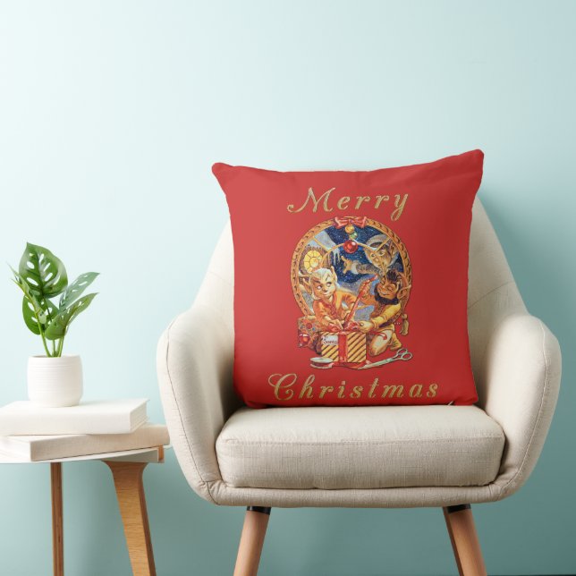 The Last Package Throw Pillow (Chair)