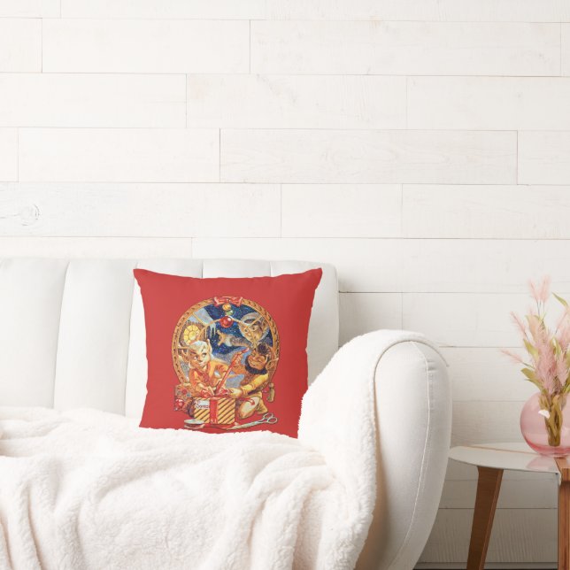 The Last Package Throw Pillow (Couch)