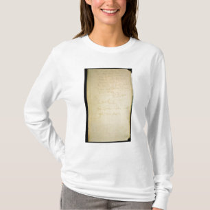 The last page of his diary, Antarctica T-Shirt