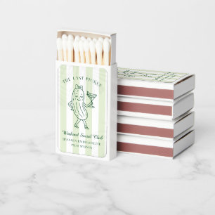 The Last Pickle Cute Funny Bachelorette Matchboxes
