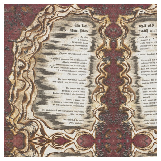 The Last Quiet Place Fabric (Close Up)