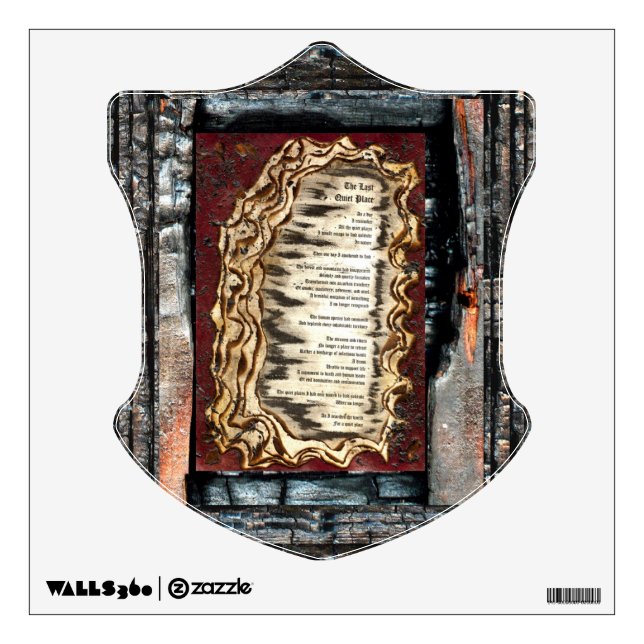 The Last Quiet Place Wall Sticker (Front)