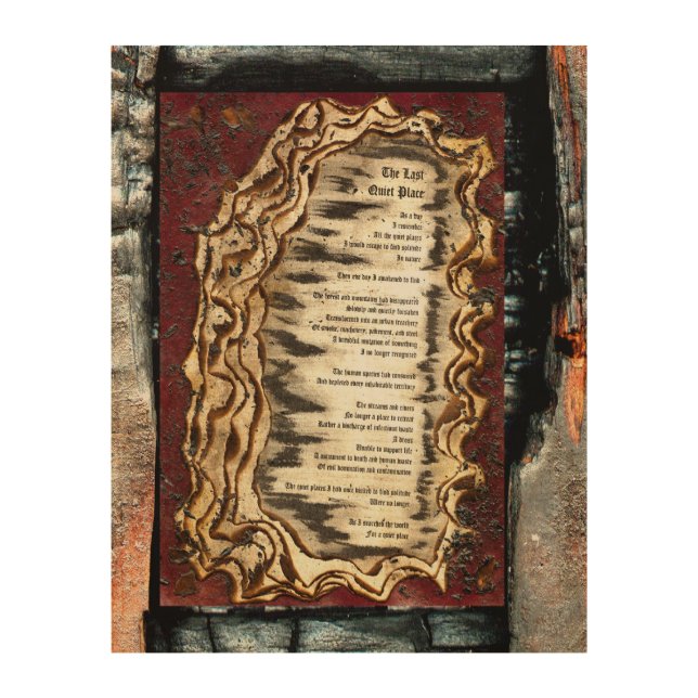 The Last Quiet Place Wood Wall Art (Front)