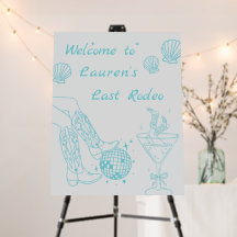 The Last Rodeo Bachelorette Welcome Sign