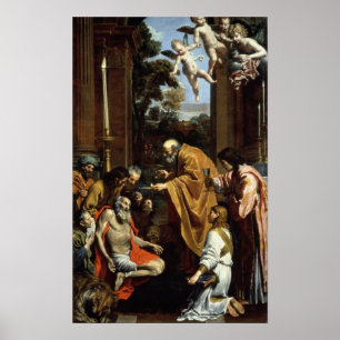 The Last Sacrament of St. Jerome, 1614 Poster