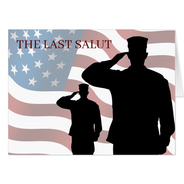 THE LAST SALUT CARD (Front Horizontal)