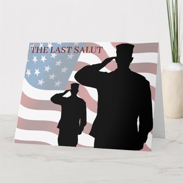 THE LAST SALUT CARD (Front)