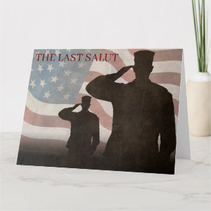 THE LAST SALUT VINTAGE CARD