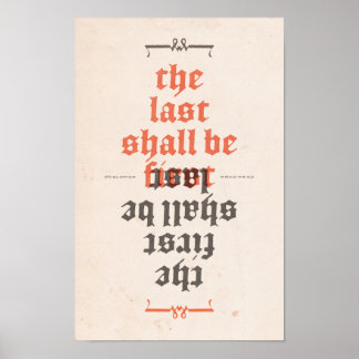 The Last Shall Be First Poster