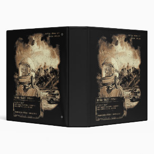The Last Signal - Techno-Dystopian Streetwear 3 Ring Binder