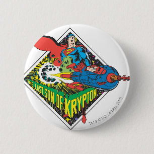 The Last Son of Krypton Pinback Button