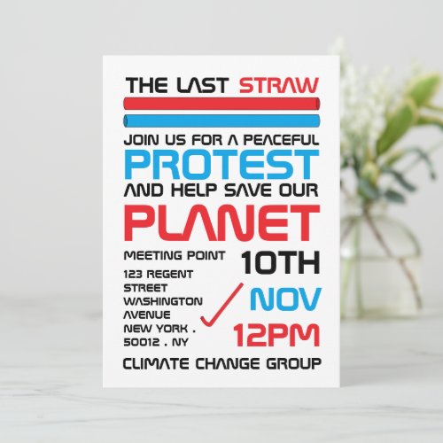 The Last Straw Climate Change Meeting Point Invitation