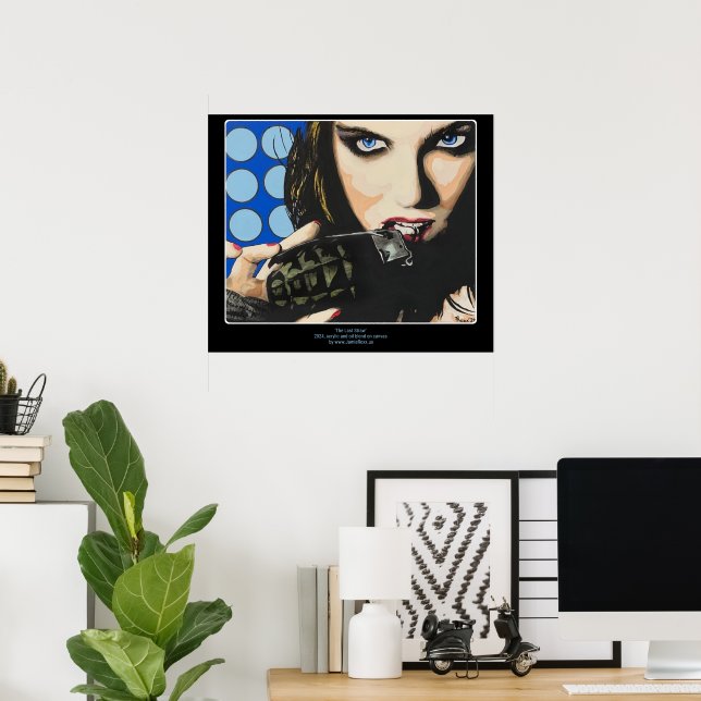 ‘The Last Straw’ Painting on a  Poster (Home Office)