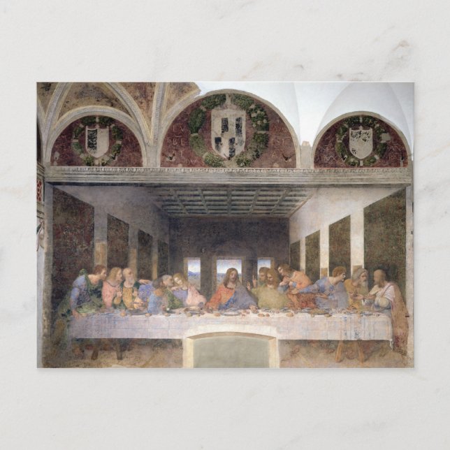 The Last Supper, 1495-97 3 Postcard (Front)