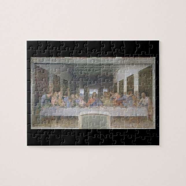 The Last Supper, 1495-97 (fresco) Jigsaw Puzzle (Horizontal)