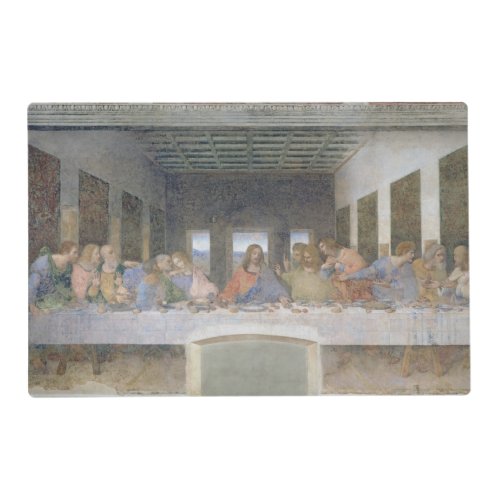 The Last Supper 1495_97 fresco Placemat